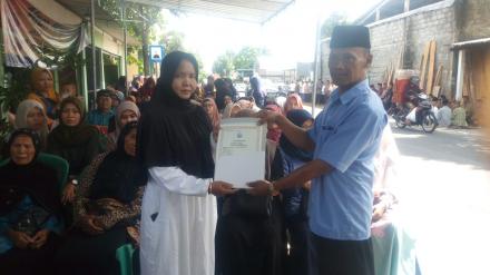 Aksi Simpati Penyerahan Akta Kematian H Rusli Hidayat, S.Pt